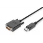 ASM AK-340301-030-S ASSMANN kabel Displayport 1.1a met vergrendeling Type DP/DVI-D (24+1) M/M zwart 3m