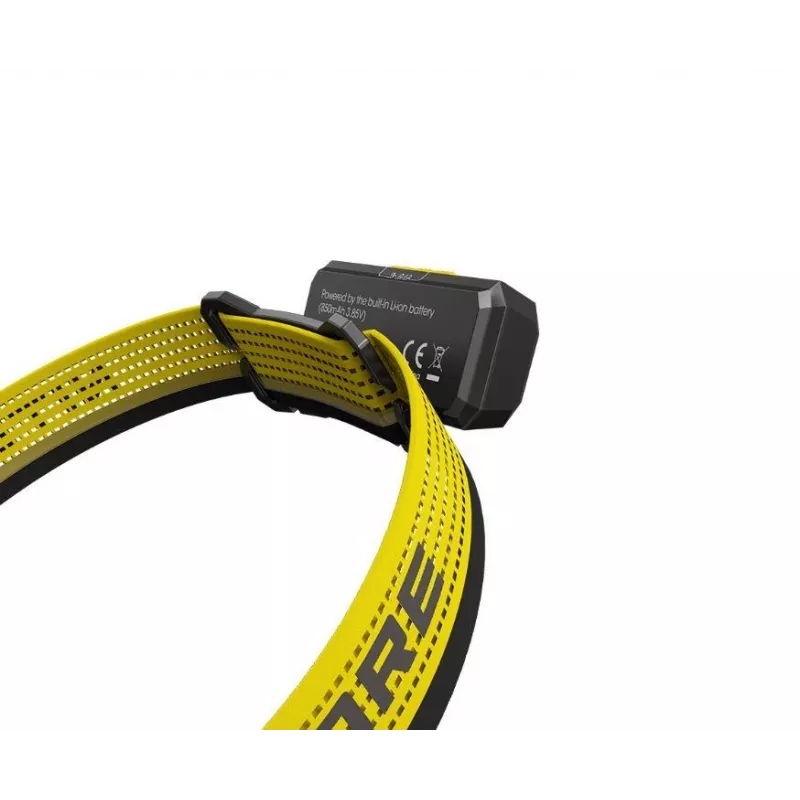 Nitecore NU27 hoofdlamp zwart, gele LED-hoofdlamp