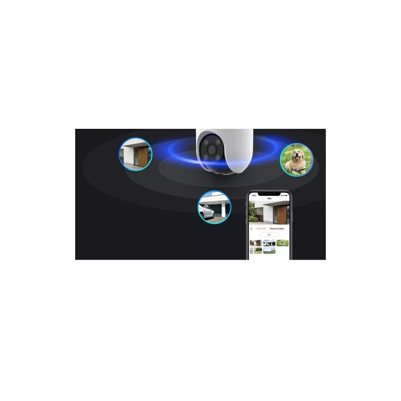 IP-beveiligingscamera EZVIZ H8c 2K dome 2304 x 1296 pixels