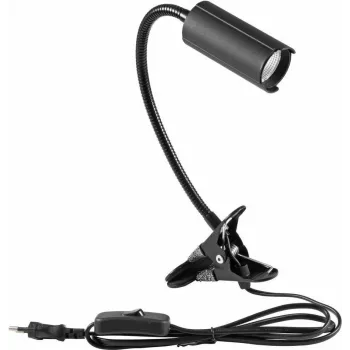 LED-spot EUROLITE KKL-7 3000K zwart – 3000 K warmwit, compacte podium-/accentverlichting