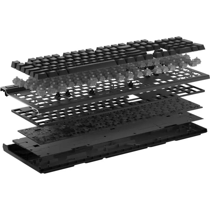 Corsair K70 MAX toetsenbord gaming USB Duits zwart