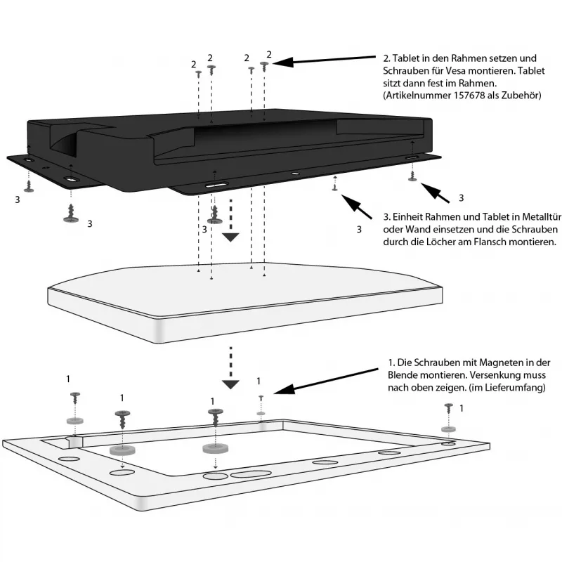 Veiligheidshoes voor tablet ALLNET ALLTCOVER15NWV1 15 inch wit