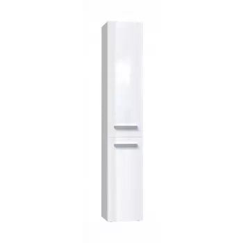 Badkamer-opbergkast top e shop NEL II BIEL POŁ — vrijstaand, 5 legplanken, 310×300×1740 mm, wit