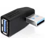 USB 3.0 M/F-adapter Delock 65342 zwart