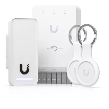 Beveiligings-toegangscontrolesysteem Ubiquiti G3 Starter-Kit grijs wit
