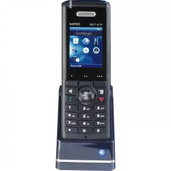 AGFEO DECT 60 IP - draadloos uitbreidingshandset - DECT - zwart