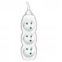 TRACER PowerCord verlengkabel 1,5 m 3 stopcontacten wit