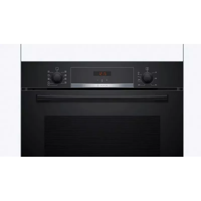 BOSCH HBA514BB3 oven + BOSCH HEZ538000 eenstaps telescooprails