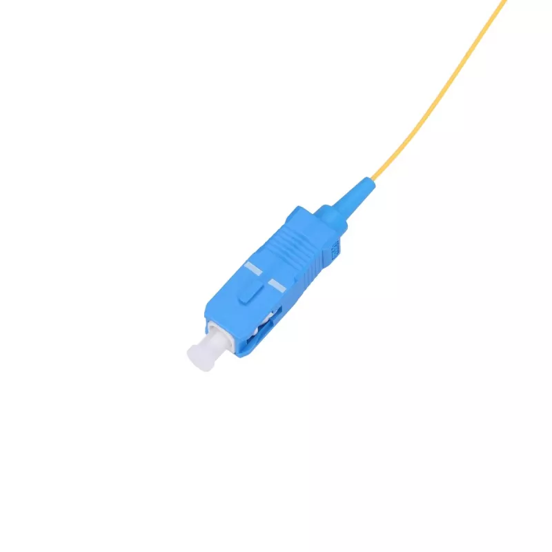 Pigtail SC/UPC PVC singlemode Extralink G.657.A1 FTTH 900µm 1 m geel