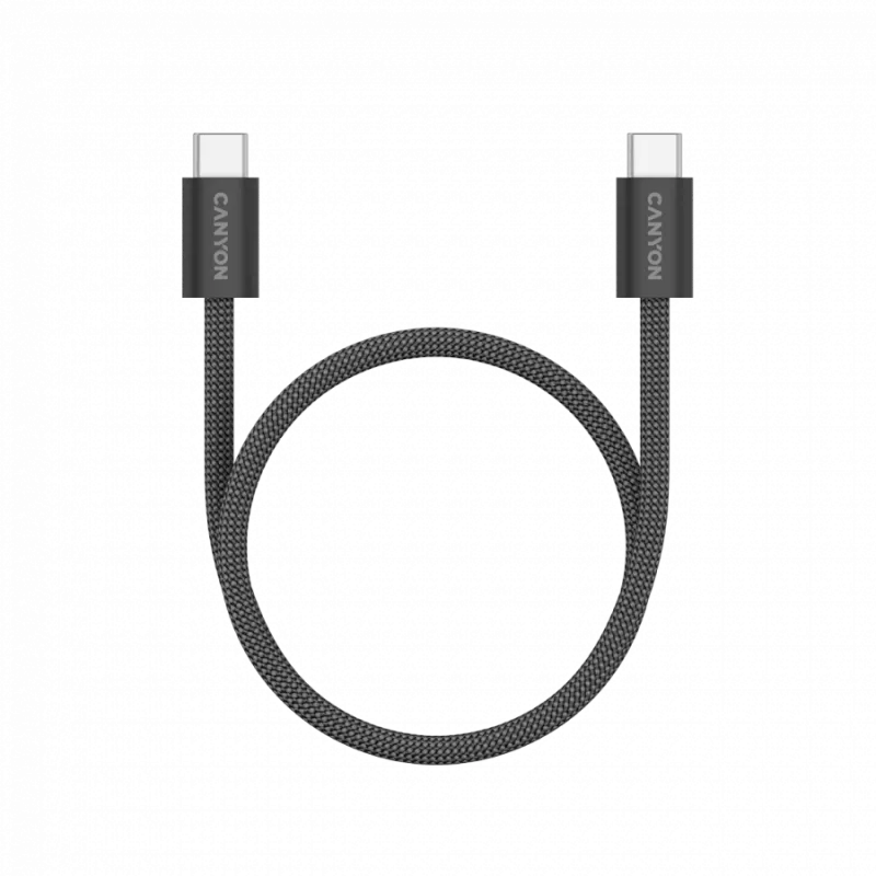 CANYON Kabel OnWire 60MG C-C 60W Magneet Gevlochten 1m Zwart