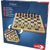 Deluxe Wood - schaken & dammen, bordspel