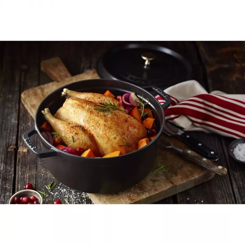 Braadpan ZWILLING STAUB LA COCOTTE 5,25 L rond gietijzer, geëmailleerd, deksel inbegrepen