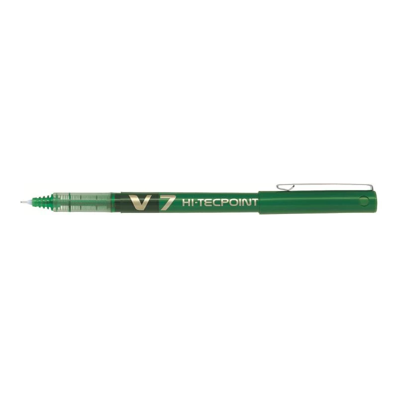 Stick pen Pilot Hi-Tecpoint V7 groen schrijfkleur groen