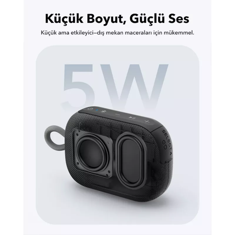 Soundcore Select 4 Go luidspreker zwart