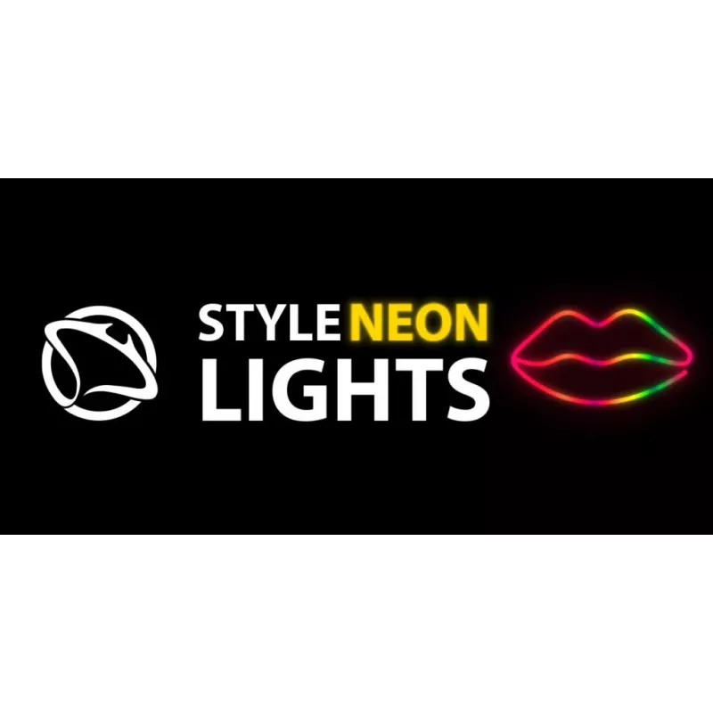 Neonlampen MANTA SNL61RGB LIPS RGB kleurwisselend decorbord, model SNL61RGB