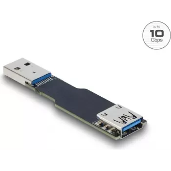Gender-changer-kabel DELOCK 67419 — USB Type-A naar Type-A, zwart