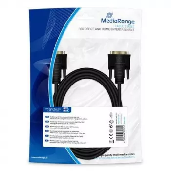 DVI-kabel MediaRange MRCS129 2 m zwart