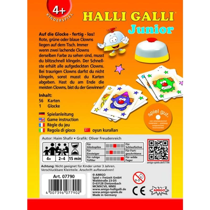 Halli Galli Junior, kaartspel