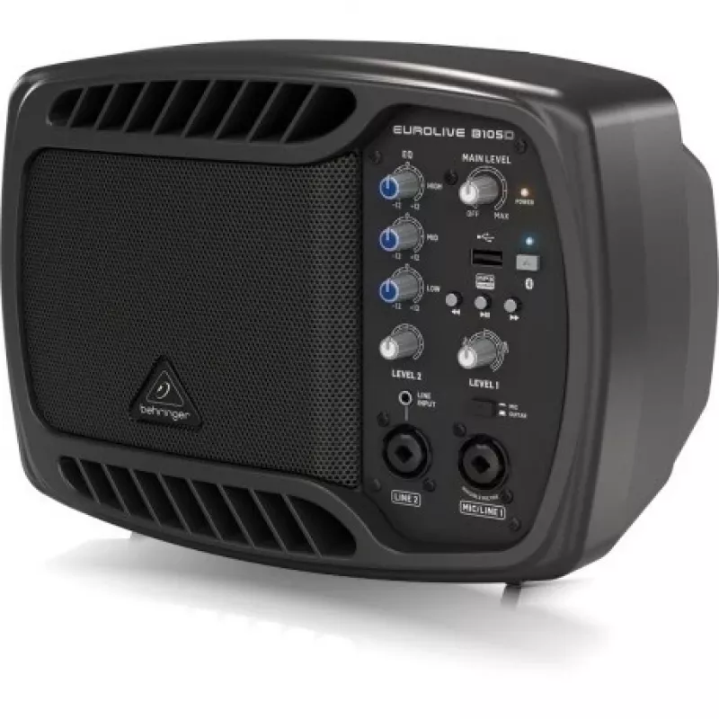 Behringer B105D luidspreker full range zwart bedraad & draadloos 50 W