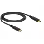 USB-kabel DeLOCK 83661 USB 3.2 Gen 2 1m USB-C zwart