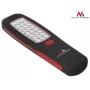 Werkplaatslamp MACLEAN MCE03 — 24 LED's, magneetvoet en haak, op batterijen (3×AAA)