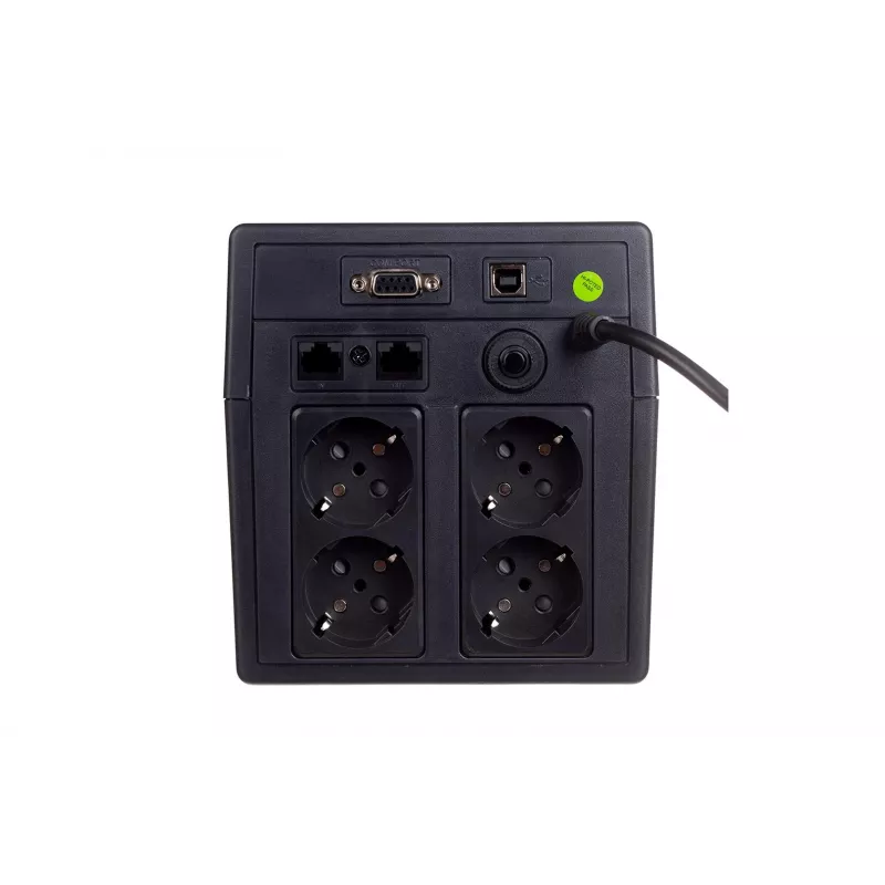 Digitus DN-170065 line-interactive UPS, 1000VA / 600W, 4x Schuko, 2x 12V/7Ah