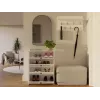LOKA schoenenkast, wit