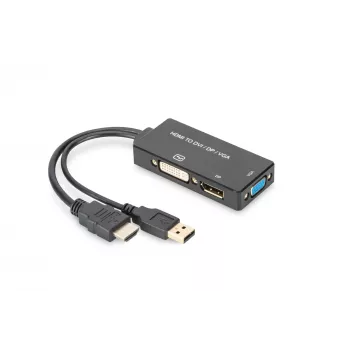 HDMI 3in1-adapter Digitus AK-330403-002-S