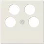 JUNG A561-4SAT2 afdekplaat/schakelaarafdekking wit (A561-4SAT2)