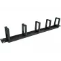Alantec PK048 1U 19 kabelorganizer met geborstelde doorvoer, 5 kunststofhouders