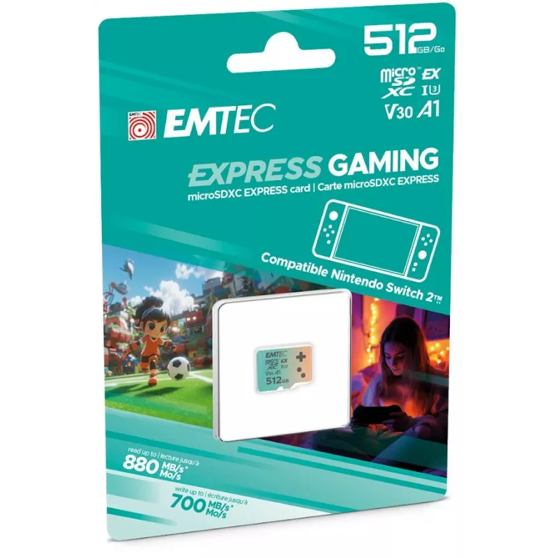 Flashgeheugen Emtec 512GB UHS-I U3 V30 A1 EXPRESS Switch 2