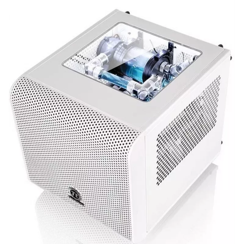 Thermaltake Core V1 Snow Edition cube wit