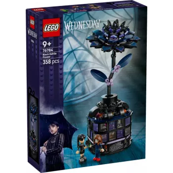 LEGO bouwset LEGO Wednesday 76784 zwarte dahlia-bloem — decoratief model, 358 onderdelen, 9+ jaar