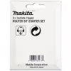 Makita freesbitset - 3 stuks - voor Makita DRT50Z