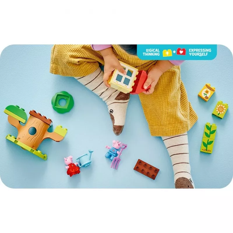 Lego 10431 Duplo Peppa Pig tuin en boomhut speelset
