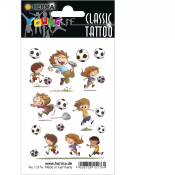 HERMA Classic Tattoo Soccers kleurig (15176)