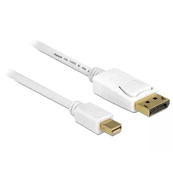 DisplayPort-kabel DeLOCK 83482 Mini DisplayPort 2 m wit