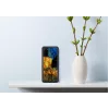 Hoes iKins voor Samsung Galaxy S20 – zwart, Caféterrasse-design