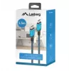 USB-C-kabel M/M USB4 1,5M 240W 60Hz zwart-blauw