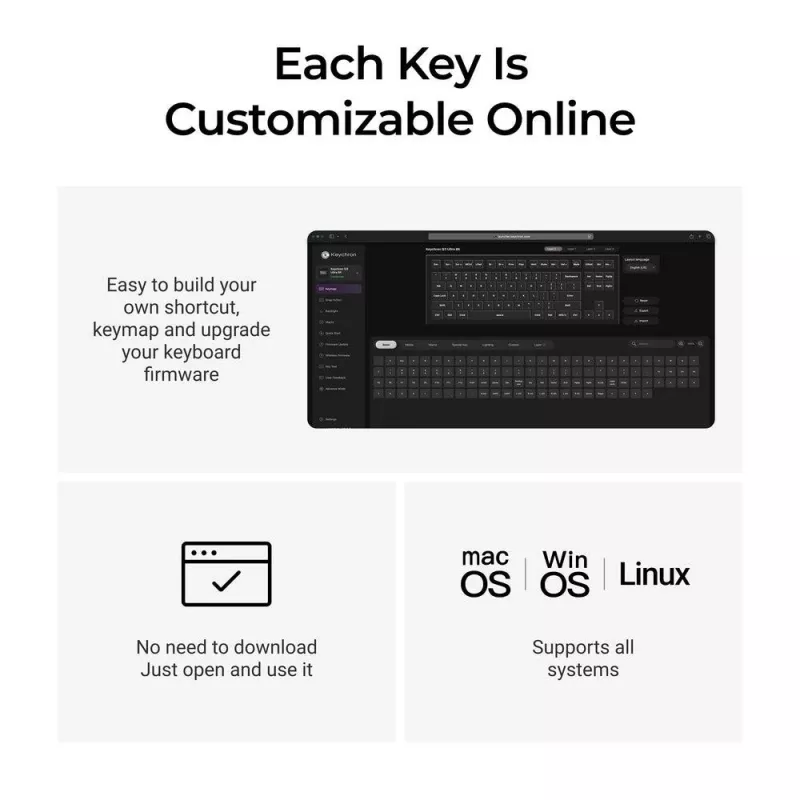 Toetsenbord Wrl Q3 ULTRA/zwart Q3U-M3 Keychron