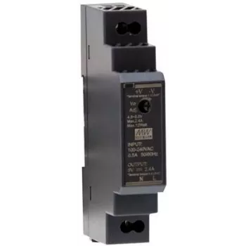 Meanwell MW HDR-15-24 – schakelvoeding voor DIN-rail 15,2 W 24 V 0,63 A