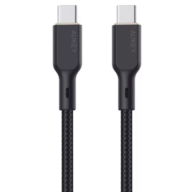 AUKEY CB-KCC101 nylon kabel USB-C naar USB-C 1m
