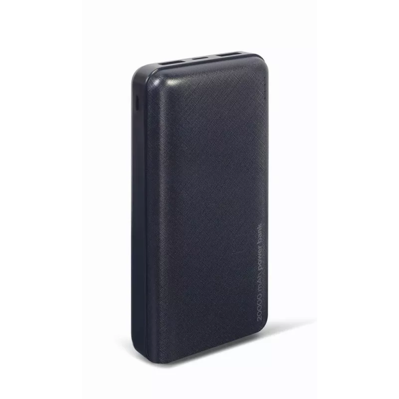 Gembird PB20-02 powerbank lithium-polymeer (LiPo) 20000 mAh zwart
