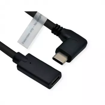 ROLINE 11.04.5496-10 - 2 m - USB Type-C - USB Type-C - stekker - bus - haaks (11.04.5496)