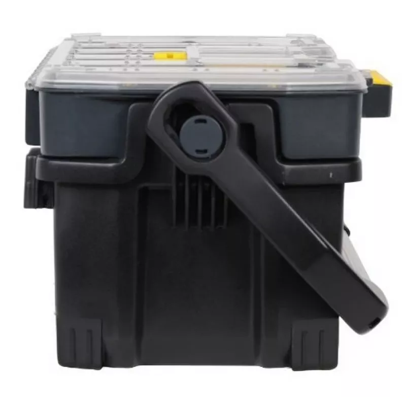 Stanley 1-97-514 klein onderdelen-/gereedschapskist zwart, transparant