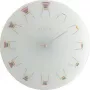 NeXtime klok 8809 Chair, Ø30 cm, wand, wit/meerkleurig