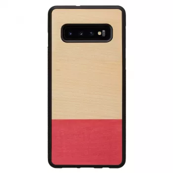 Smartphonehoesje man and wood voor Samsung Galaxy S10 Plus — Miss Match zwart