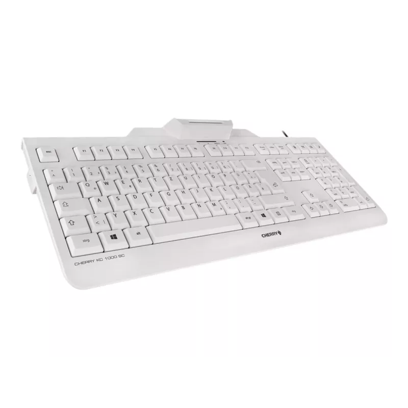 CHERRY KC 1000 SC bedrade smartcard-toetsenbord lichtgrijs USB QWERTY UK
