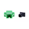 Extralink adapter SC/APC singlemode simplex groen