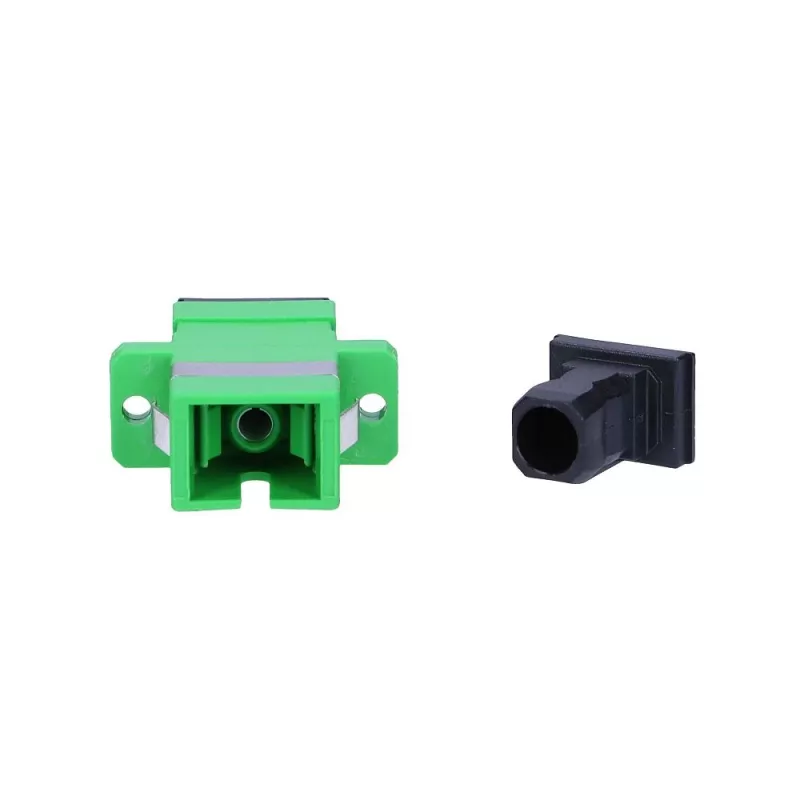 Extralink adapter SC/APC singlemode simplex groen